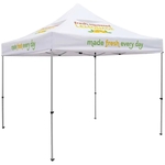 10' Premium Tent, Vented Canopy (Imprinted, 4 Locations)