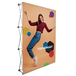 5' Straight Splash Floor Display Face Kit (Poly Knit)