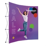 8' Curved Splash Floor Display Face Kit (Poly Knit)