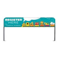 8' over-the-top display kit with double sided graphics.... from ASI 87188...