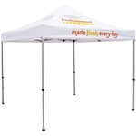 10' Deluxe Tent, Vented Canopy (Imprinted, 2 Locations)