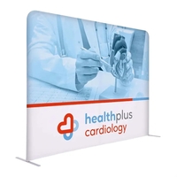 8'W x 72"H straight wall kit with double-sided graphics on the... from ASI...