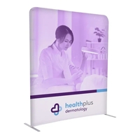 5'W x 72" straight wall kit with double-sided graphics on the... from ASI...