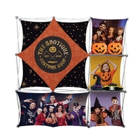 90" x 89.5" x 13" 9-Quad dye sublimated double-knit polyester GeoMetrix......