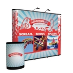 10' Straight Show 'N Rise Floor Display Kit (Full Mural)
