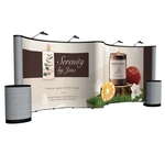 20' Gullwing ARISE Floor Display Kit (Mural w/ Fabric Ends)