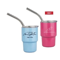 This 2 Oz. Stainless Steel Vacuum Tumbler comes in various colors.... from...