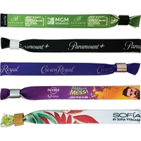 Wristband Shiny Satin with Locking Bead