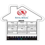 House Shaped Thermo Magnet w/ 6 Month Calendar - MADE IN USA