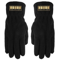 Fleece Text Gloves