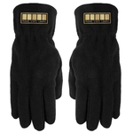 Fleece Text Gloves