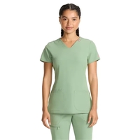 Med Couture - AMP - Women's 3-Pocket V-Neck Scrub Top... from ASI 86018 Scrub...