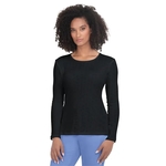 koi - Essentials - Women's Heart Pointelle Long-Sleeve Ro...