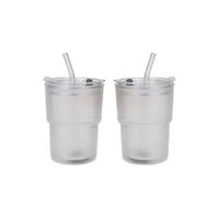 Shortie Frosted Glass Tumbler XD