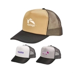 Metallic Edge Mesh Trucker Cap