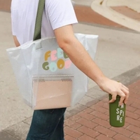 High-Quality Grid Vinyl Tote Bag... from ASI 74710 Numo / NUMO