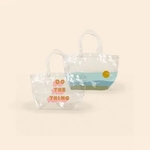 DUMPLING TOTE - CLEAR VINYL