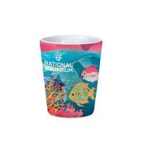 2 Oz. White Matte Ceramic Shot Glass... from ASI 52475 Xpres LLC