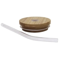 Bamboo Lid and Straw... from ASI 52475 Xpres LLC