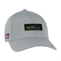 Performance cap made from recycled materials with pre-curved visor and...