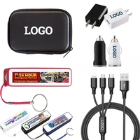 4-in-1 Power Bank Wall Car Travel Charger Kit