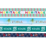 8" Badge Satin Ribbon - 100yd Roll - Sublimation