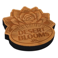 Custom Laser Etched Bamboo Magnets