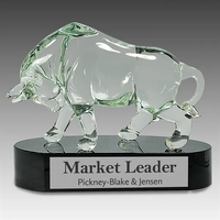 Bull Art Glass... from ASI 92531 Unique Custom Products / UCP