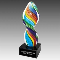 Rainbow Twist Art Glass... from ASI 92531 Unique Custom Products / UCP