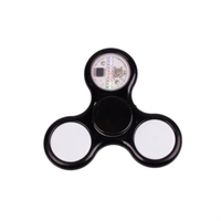 LED light fingertip fidget spinner plus full color UV imprint on... from ASI...