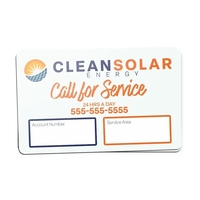 Customizable write-on magnets with four color process printing.... from ASI...