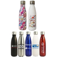Stainless steel vacuum Insulated sports bottle, 16 oz... from ASI 36988 Artek...