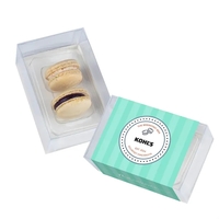 This set of 2 macarons may be petite, but it's packed... from ASI 71685...