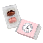 Macaron Gift Set / 2 Pack - Chocolate Strawberry Box