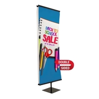 30" Everyday Snap Rail Double-Sided Banner Display Kit