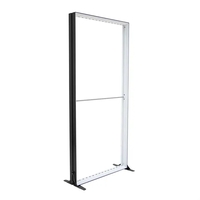 3'W x 6.5'H & 8'H Astra Wall Hardware