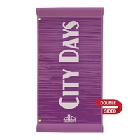 18" x 36" high-quality fabric banners with 3" pole pockets, two... from ASI...