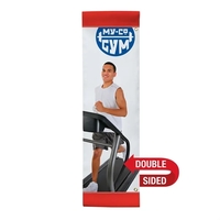 24" x 72" vinyl banner with 3" pole pockets and double-sided... from ASI...
