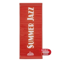 24" x 60" high-quality fabric banners with 3" pole pockets, two... from ASI...