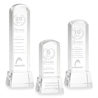 Recognize exceptional achievements with this stunning optical crystal award,...