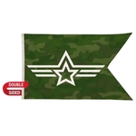 6' x 10' Polyester Guidon Flag Double-Sided