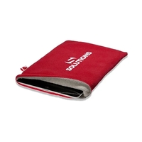 8.25" x 11" tablet sleeve with an exterior pen loop.... from ASI 34063...