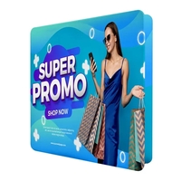 3-D Box Display Walls in 4 sizes w/Aluminum frame, full color... from ASI...