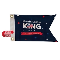 8" x 12" nylon guidon flag with swallow-tail fly end, canvas... from ASI...