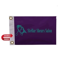 8" x 12" nylon flag with canvas heading, brass grommets and... from ASI 87188...