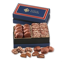 Classic gift box filled with caramel pecan clusters & English butter... from...