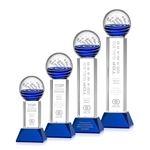 Tranquility Award on Stowe Base - Blue