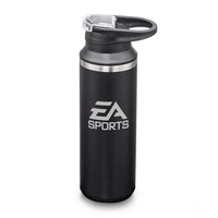 Della SS Water Bottle w/Handle & Flip Top - 17oz