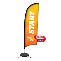 9' razor sail sign made of super poly knit fabric with... from ASI 87188...