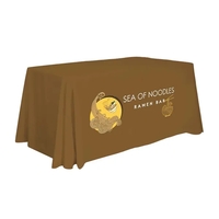 4' standard table throw made of polyester with 4 sides, draped... from ASI...